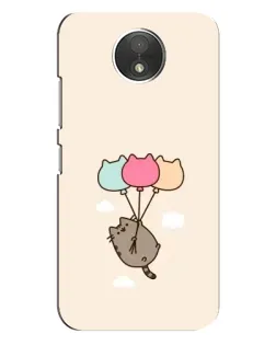 Чехол для Motorola Moto C (XT1750) с картинкой «Пушин на шариках»