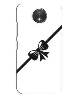 Чехол для Motorola Moto C (XT1750) с картинкой «Диагональный бант»