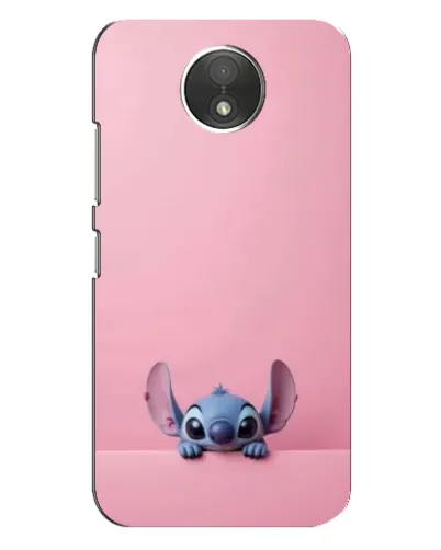 Чехол для Motorola Moto C (XT1750) с картинкой «Stitch выглядывает»