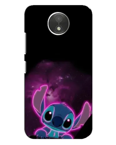 Чехол для Motorola Moto C (XT1750) с картинкой «Неоновый Stitch»