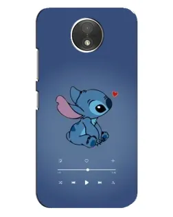 Чехол для Motorola Moto C (XT1750) с картинкой «Музыкальный Stitch»