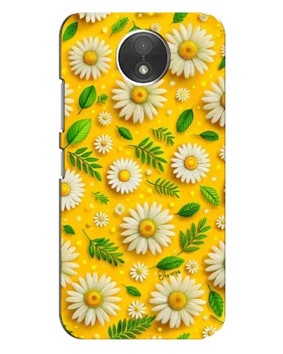 Чехол для Motorola Moto C (XT1750) с картинкой «Ромашковое солнце»