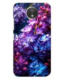 Чехол для Motorola Moto C (XT1750) с картинкой «Сиреневый цвет»
