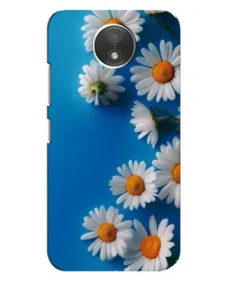Чехол для Motorola Moto C (XT1750) с картинкой «Белоснежные маргаритки»