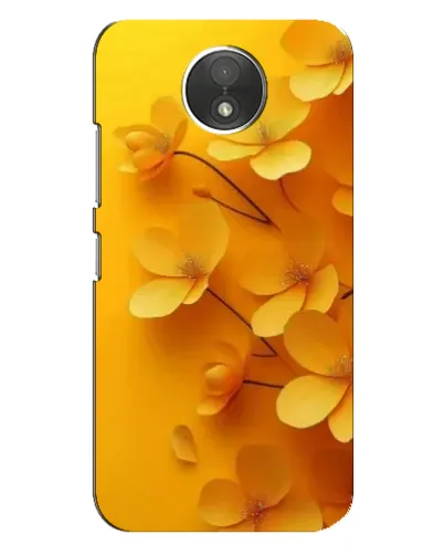 Чехол для Motorola Moto C (XT1750) с картинкой «Золотые лепестки»