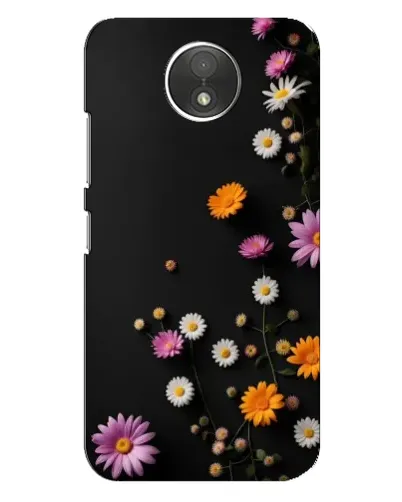 Чехол для Motorola Moto C (XT1750) с картинкой «Цветочная композиция»