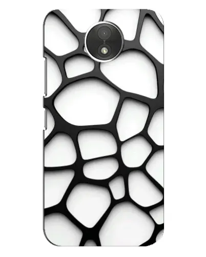 Чехол для Motorola Moto C (XT1750) с картинкой «Белая объемная сетка» Чехол для Motorola Moto C (XT1750) с картинкой «Белая объемная сетка»