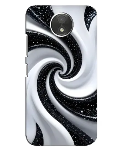 Чехол для Motorola Moto C (XT1750) с картинкой «Черно-белая спираль» Чехол для Motorola Moto C (XT1750) с картинкой «Черно-белая спираль»
