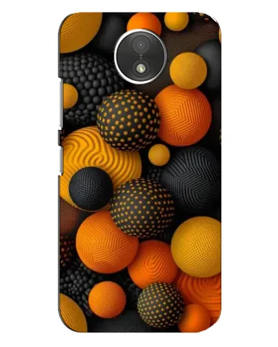 Чехол для Motorola Moto C (XT1750) с картинкой «Объемные оранжевые сферы» Чехол для Motorola Moto C (XT1750) с картинкой «Объемные оранжевые сферы»