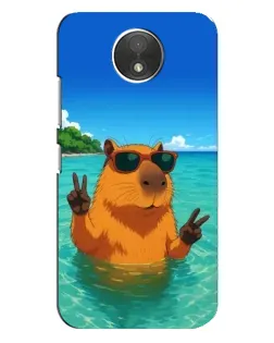 Чехол для Motorola Moto C (XT1750) с картинкой «Морская капибара» Чехол для Motorola Moto C (XT1750) с картинкой «Морская капибара»
