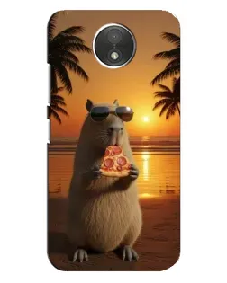 Чехол для Motorola Moto C (XT1750) с картинкой «Капибара с пиццей» Чехол для Motorola Moto C (XT1750) с картинкой «Капибара с пиццей»