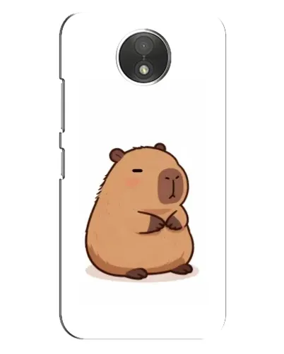 Чехол для Motorola Moto C (XT1750) с картинкой «Толстенькая капибара»