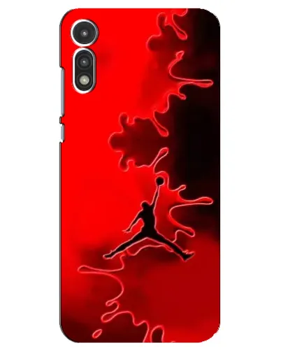 Чехол для Motorola MOTO E 2020 с картинкой «Jordan Red Smoke»