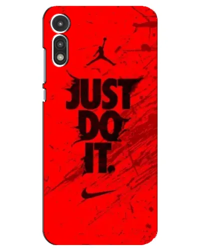 Чехол для Motorola MOTO E 2020 с картинкой «Nike Just Do It»