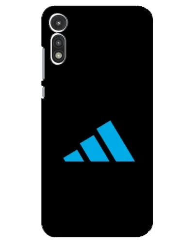 Чехол для Motorola MOTO E 2020 с картинкой «Adidas Cyan Logo»