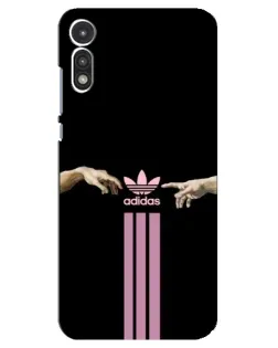 Чехол для Motorola MOTO E 2020 с картинкой «Adidas Hands»