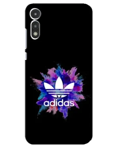 Чехол для Motorola MOTO E 2020 с картинкой «Взрыв красок Adidas»