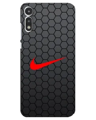 Чехол для Motorola MOTO E 2020 с картинкой «Nike — карбоновая сетка»