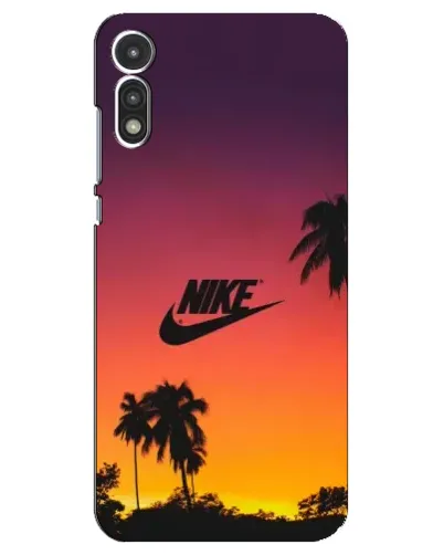 Чехол для Motorola MOTO E 2020 с картинкой «Nike на закате солнца»