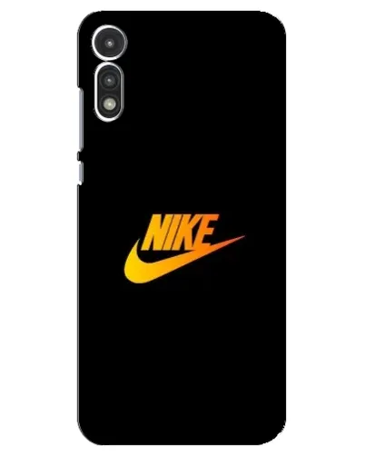Чехол для Motorola MOTO E 2020 с картинкой «Золотой логотип Nike»