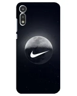 Чехол для Motorola MOTO E 2020 с картинкой «Nike в стиле граффити»
