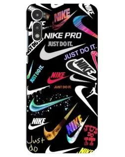 Чехол для Motorola MOTO E 2020 с картинкой «Nike — роскошь»