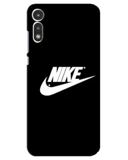 Чехол для Motorola MOTO E 2020 с картинкой «Мазки краски Nike»