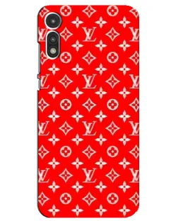 Чехол для Motorola MOTO E 2020 с картинкой «Яркий паттерн LV»