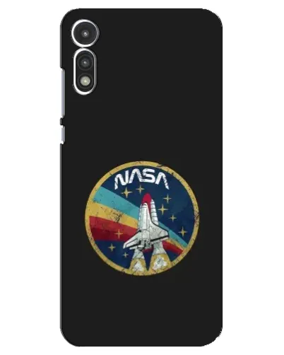 Чехол для Motorola MOTO E 2020 с картинкой «NASA — эмблема миссии»