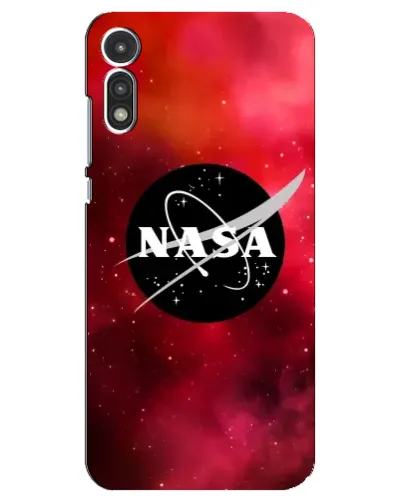 Чехол для Motorola MOTO E 2020 с картинкой «NASA — красная туманность»