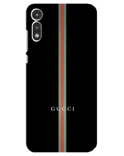 Чехол для Motorola MOTO E 2020 с картинкой «Gucci — строгая линия»