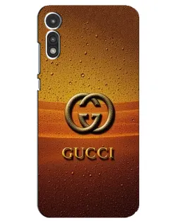 Чехол для Motorola MOTO E 2020 с картинкой «Gucci — солнечный градиент»