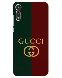 Чехол для Motorola MOTO E 2020 с картинкой «Gucci — темно-зеленый градиент»
