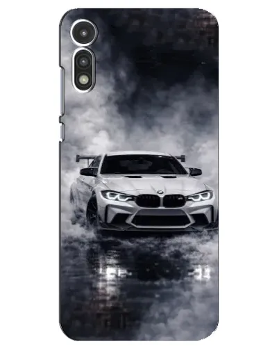 Чехол для Motorola MOTO E 2020 с картинкой «BMW сквозь туман» Чехол для Motorola MOTO E 2020 с картинкой «BMW сквозь туман»