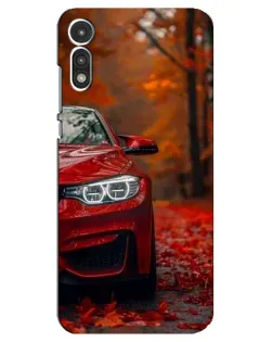Чехол для Motorola MOTO E 2020 с картинкой «Осенняя BMW M4»