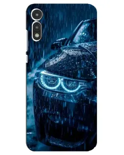 Чохол для Motorola MOTO E 2020 з картинкою «BMW під дощем»