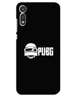 Чехол для Motorola MOTO E 2020 с картинкой «PUBG — классический лого»