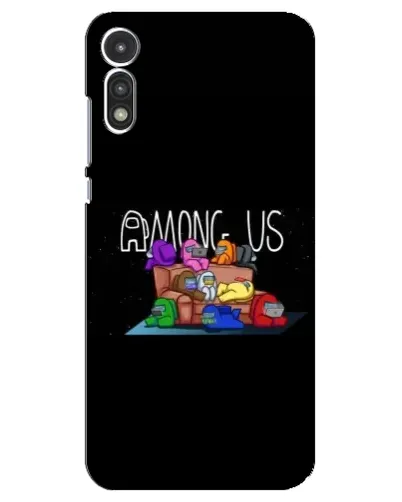 Чехол для Motorola MOTO E 2020 с картинкой «Логотип Among Us» Чехол для Motorola MOTO E 2020 с картинкой «Логотип Among Us»