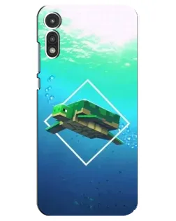 Чохол для Motorola MOTO E 2020 з картинкою «Черепаха Minecraft» Чохол для Motorola MOTO E 2020 з картинкою «Черепаха Minecraft»