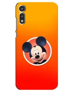 Чехол для Motorola MOTO E 2020 с картинкой «Mickey в круге»