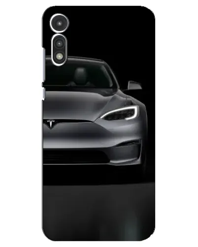 Чехол для Motorola MOTO E 2020 с картинкой «Tesla Model S Look»