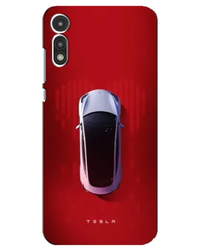 Чехол для Motorola MOTO E 2020 с картинкой «Tesla Top View»