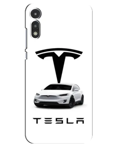 Чехол для Motorola MOTO E 2020 с картинкой «Tesla White Style»