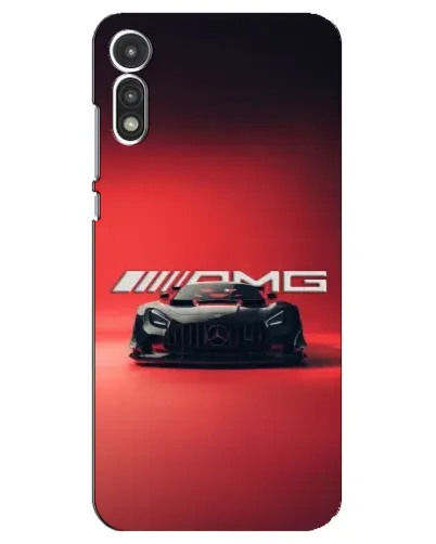Чехол для Motorola MOTO E 2020 с картинкой «Mercedes AMG — красная линия»