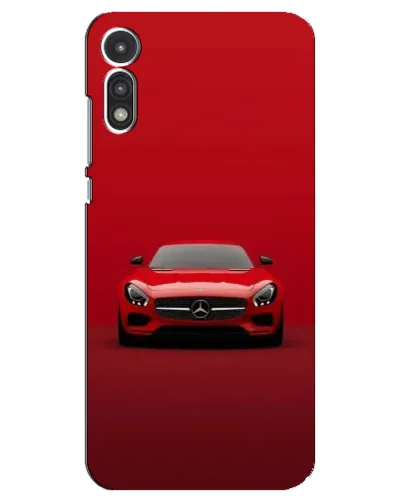 Чехол для Motorola MOTO E 2020 с картинкой «Красный Mercedes AMG»