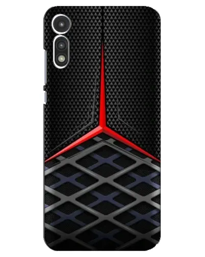 Чехол для Motorola MOTO E 2020 с картинкой «Mercedes Carbon Grid»