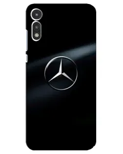 Чохол для Motorola MOTO E 2020 з картинкою «Mercedes на металі»