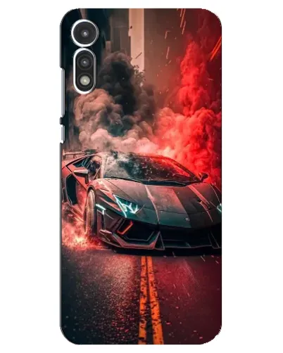 Чехол для Motorola MOTO E 2020 с картинкой «Lamborghini красный дым» Чехол для Motorola MOTO E 2020 с картинкой «Lamborghini красный дым»