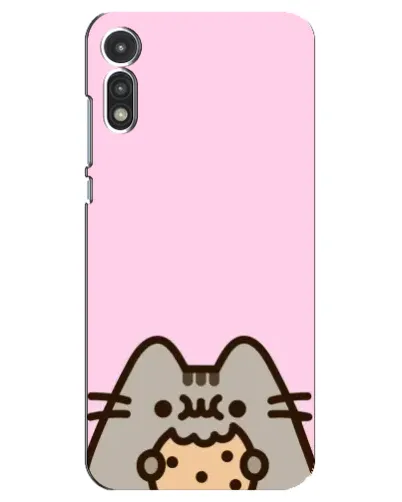 Чехол для Motorola MOTO E 2020 с картинкой «Pusheen и печенье» Чехол для Motorola MOTO E 2020 с картинкой «Pusheen и печенье»