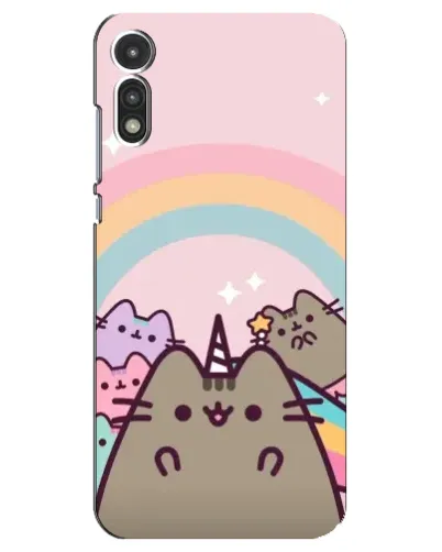 Чехол для Motorola MOTO E 2020 с картинкой «Единорог Pusheen» Чехол для Motorola MOTO E 2020 с картинкой «Единорог Pusheen»